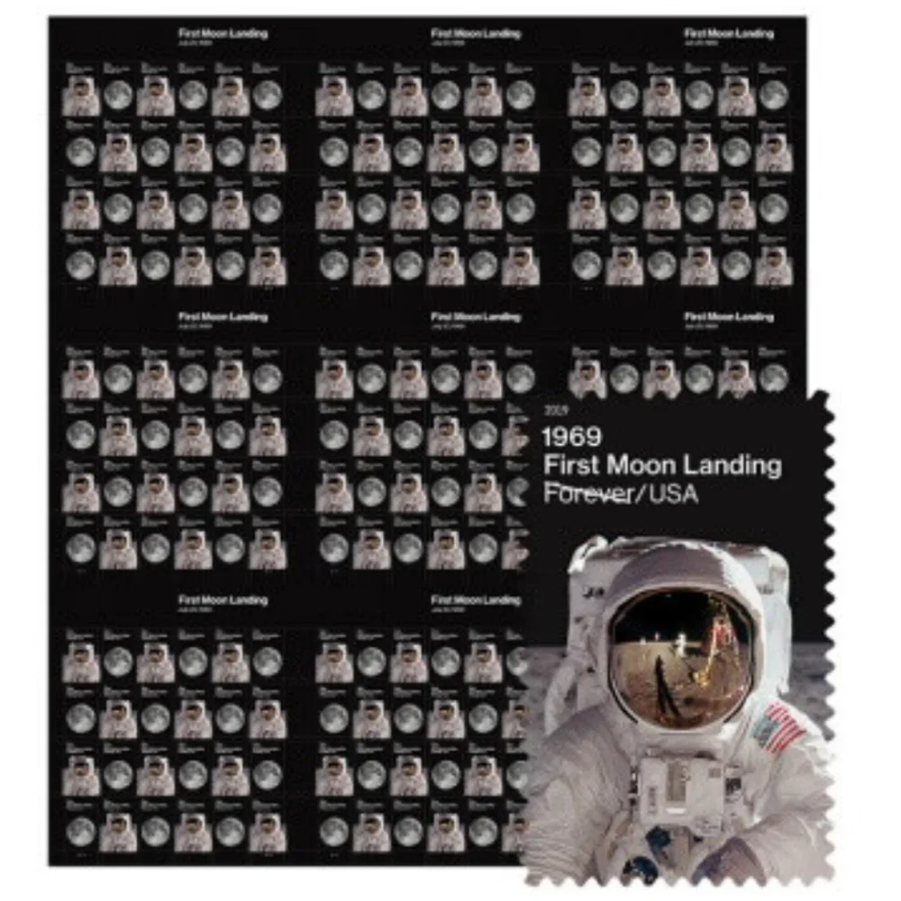 120 USPS‎ 2019 First Moon Landing Forever Stamps Postage Wedding Invite Bachelor